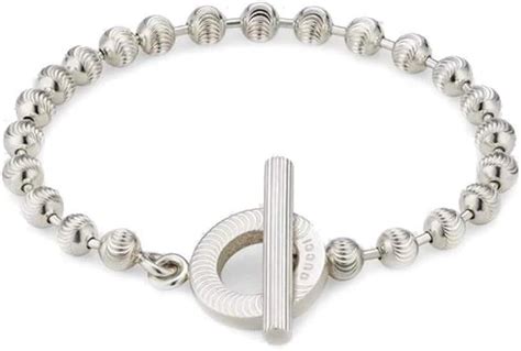 Gucci Bracciale Argento Boule 